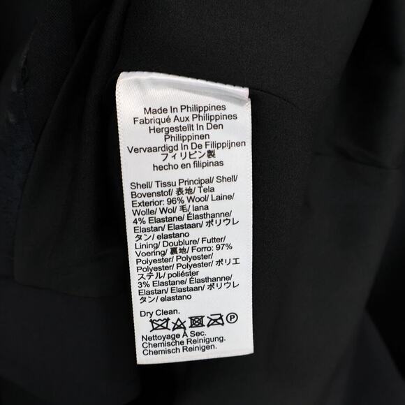 J.Crew Resume Dress Italian Wool Blend Black Size 18 NWT - Picture 9 of 9